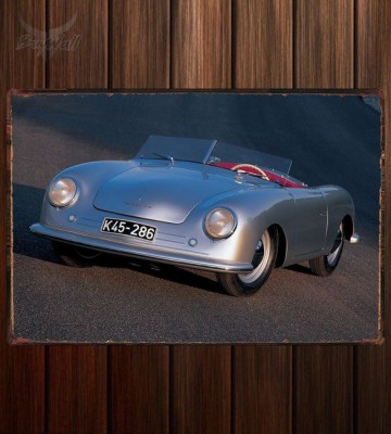 Металлическая табличка Porsche 356 Roadster №1